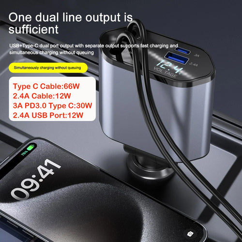 4 in 1 Car Charger